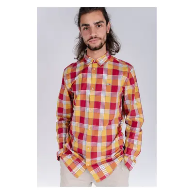 Tommy Jeans Shirt - TJM ESSENTIAL POPLIN CHECK plaid