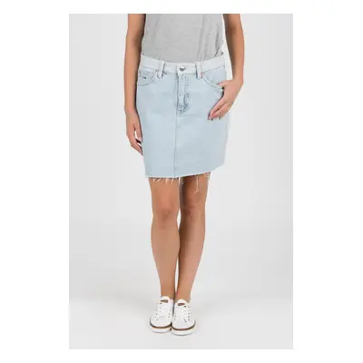 Tommy Jeans Skirt - SHORT DENIM SKIRT BRGHTL light blue