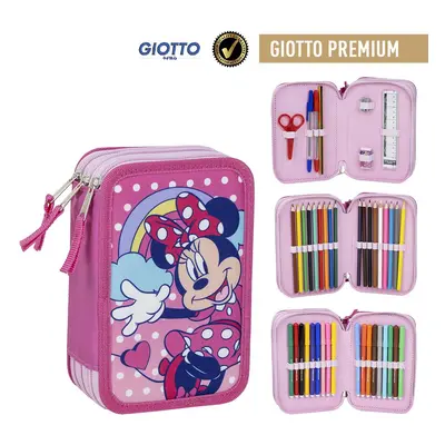 PENCIL CASE WITH ACCESSORIES GIOTTO MINNIE