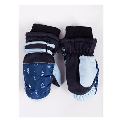 Yoclub Kids's Children's Winter Ski Gloves REN-0227C-A110 Navy Blue