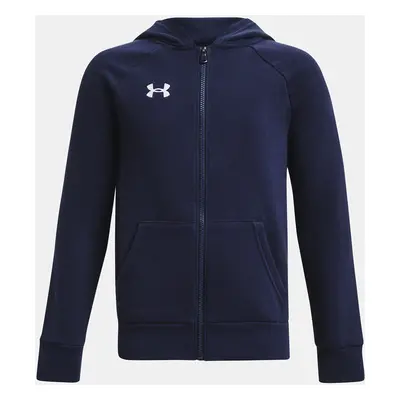 Under Armour Mikina UA Rival Fleece FZ Hoodie-BLU - Kluci