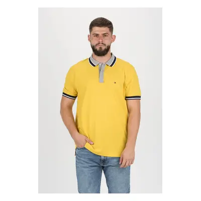 Tommy Hilfiger Polo shirt - CONTRAST PLACKET REGULAR POLO yellow