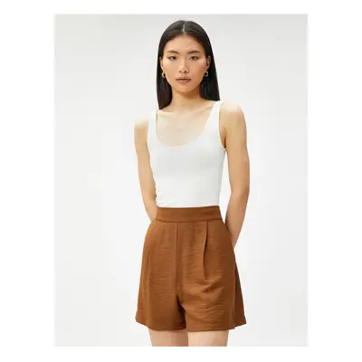 Koton Elastic Waist, Pocket Shorts