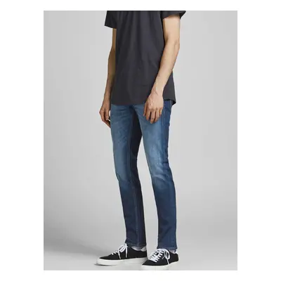 Tmavě modré slim fit džíny Jack & Jones Glenn