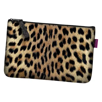 Bertoni Unisex's Pocket Cosmetic Bag Leopard