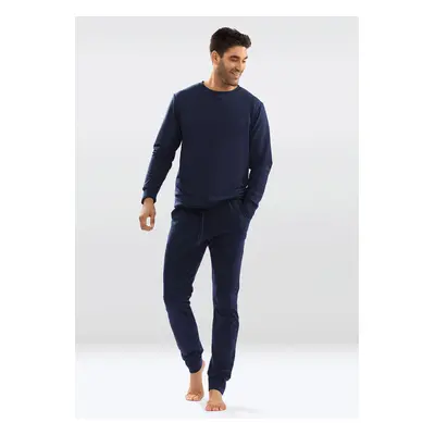 DKaren Man's Set Justin Navy Blue