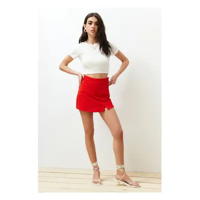 Trendyol Red Shorts Skirt