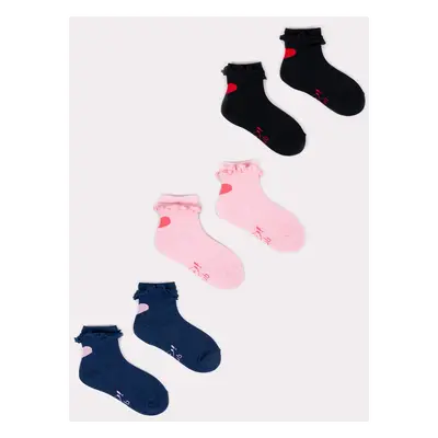 Yoclub Kids's 3Pack Socks With Frill SKA-0069G-000J-002