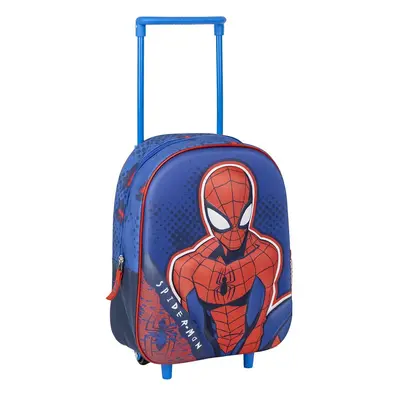 KIDS BACKPACK TROLLEY 3D SPIDERMAN