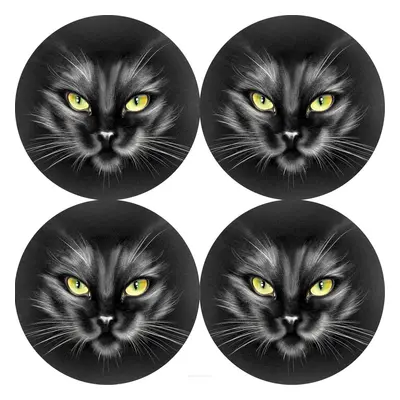 Bertoni Home Unisex's Thick Round Table Pads Set Nero