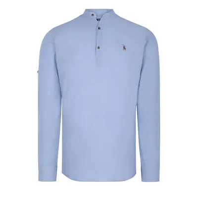 G783 DEWBERRY JUDGE COLLAR MEN'S SHIRT-BLUE