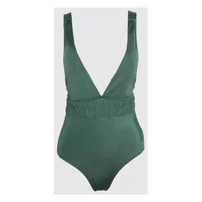 Trendyol Deep V-Neck Swimsuit