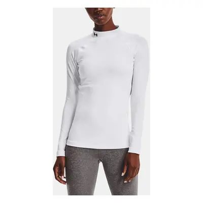 Under Armour Tričko UA CG Authentics Mockneck-WHT - Dámské