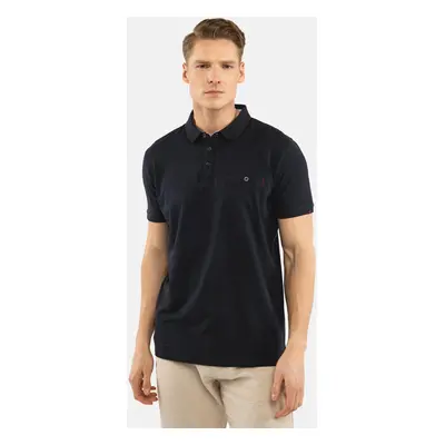 Volcano Man's Polo T-Shirt O-DYLAN Navy Blue