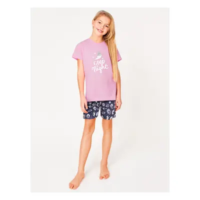 Yoclub Kids's Girls' Short Cotton Pyjamas PIA-0022G-A110