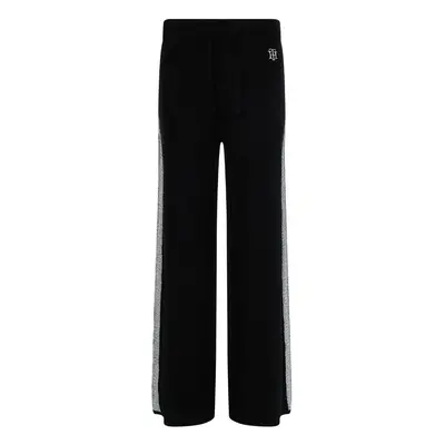 Tommy Hilfiger Sweatpants - TH FLEX WIDE LEG PANT black