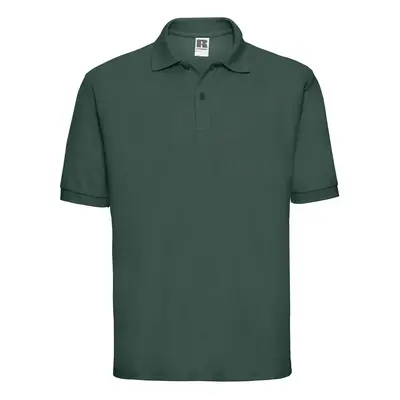 Men's Green Polycotton Polo Shirt Russell