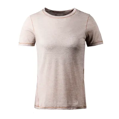 Dámské tričko Endurance Korrl Melange S-S Tee Warm Taupe