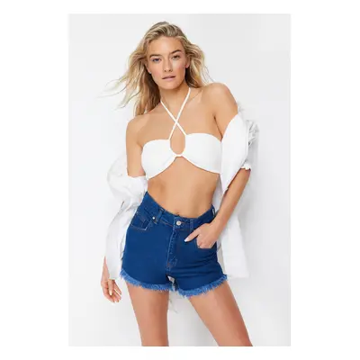 Trendyol Blue Denim Beach Shorts