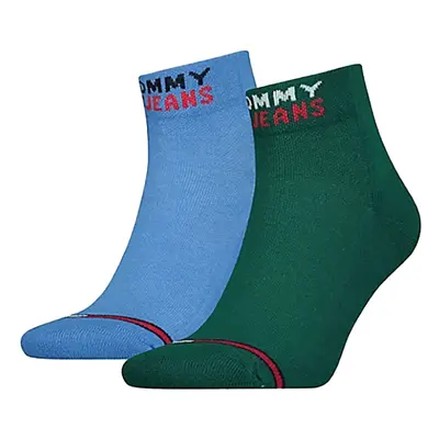 Tommy Jeans Socks - TH UNI TJ QUARTER 2P multicolor