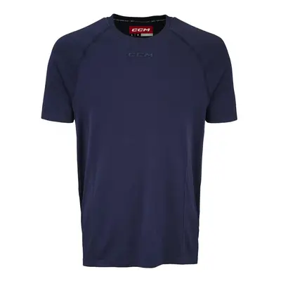 Pánské tričko CCM SS Premium Training Tee True Navy