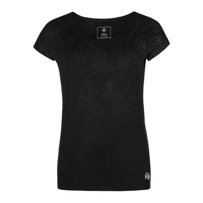 Women's cotton t-shirt Kilpi CHRISTIE-W black