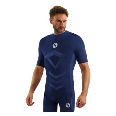 Sesto Senso Man's Thermo Top Short CL39 Navy Blue