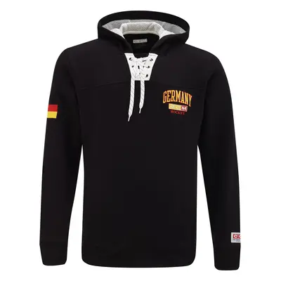 Pánská mikina CCM FLAG HOODIE TEAM GERMANY Black SR