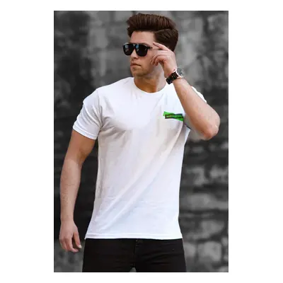 Madmext Men's White T-Shirt