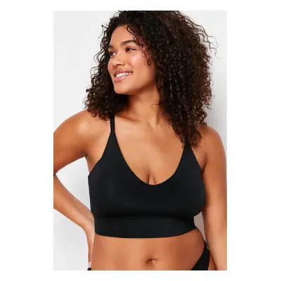 Podprsenka Trendyol Curve Black Support/Shaping Strappy