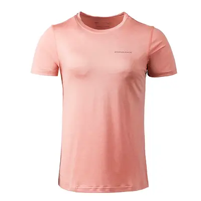 Dámské tričko Endurance Maje Melange S/S Tee Blooming Dahlia