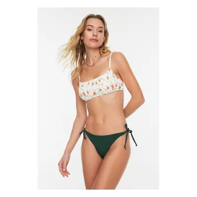 Trendyol Green Bikini Bottoms With Tie Detail