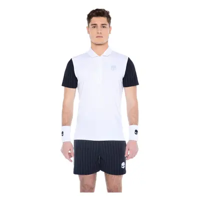 Pánské tričko Hydrogen Tech Zipped Polo White/Blue