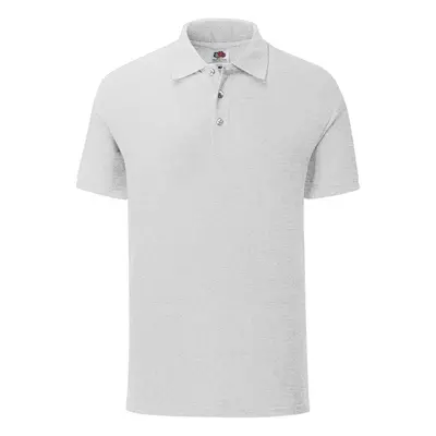 Light grey men's shirt Iconic Polo Friut of the Loom