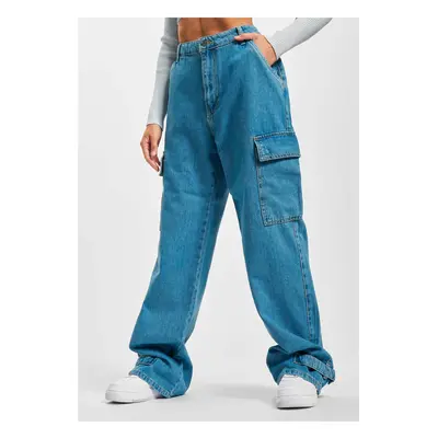 DEF Cargo Pants Denim světle modrý denim