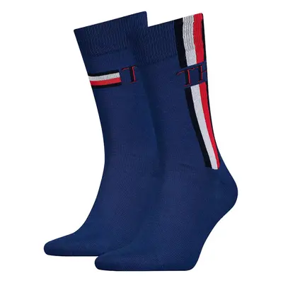 Tommy Hilfiger Socks - TH MEN SOCK 2P ICONIC STRIPE blue