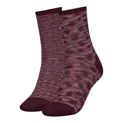 Tommy Hilfiger Socks - TH WOMEN SOCK 2P APPALOOSA purple