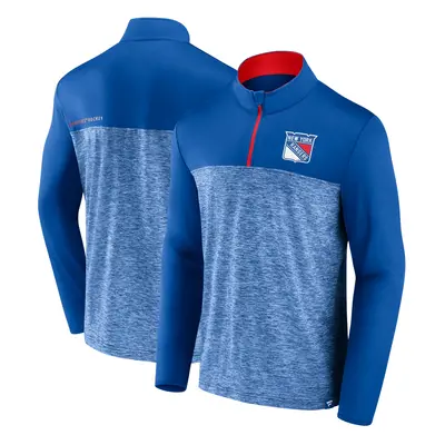 Pánská mikina Fanatics Mens Iconic Defender 1/4 Zip New York Rangers