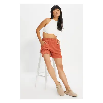 Trendyol Tile Terry Fabric Knit Shorts & Bermuda