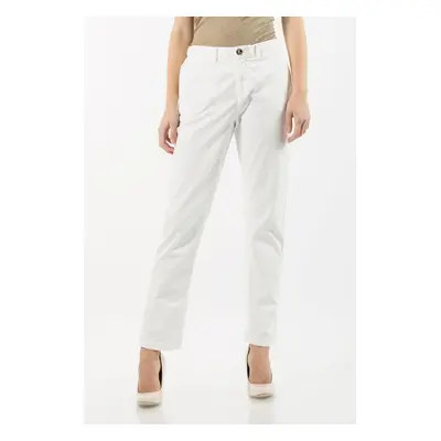 Trousers - TOMMY HILFIGER NEW JANET C1 RW CHINO GMD white