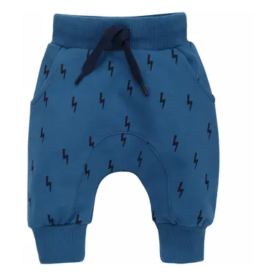 Pinokio Kids's Orange Flip Joggers Navy Blue