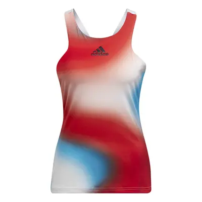 Dámské tílko adidas Melbourne Y-Tank White/Red/Blue