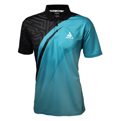 Pánské tričko Joola Shirt Synergy Turquoise/Black