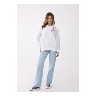 Folkstar Woman's Sweatshirt Embroidery