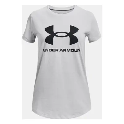 Under Armour Tričko UA G SPORTSTYLE LOGO SS-GRY - Holky