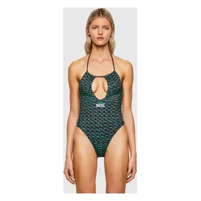 Swimsuit - Diesel BFSWRHIAS SWIMSUIT - Green-Black