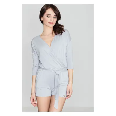 Lenitif Woman's Jumpsuit K374 Grey