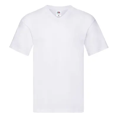 White T-shirt Original V-neck Fruit of the Loom