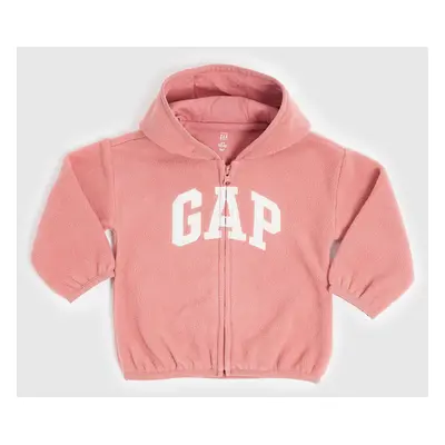 GAP Baby fleece mikina s logem - Holky