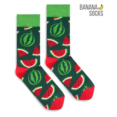 Banana Socks Unisex's Socks Classic Watermelons